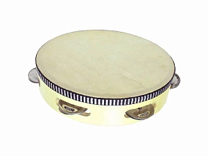 Детский бубен Ø20 см с двумя рядами