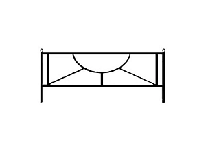 Металлическое ограждение ВЗС-Огр4