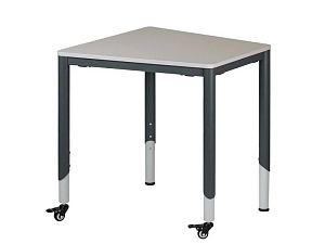 Асимметричный стол Кинетика на роликах 670×670×817 мм