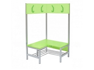 Угловая вешалка М-14 для гардероба