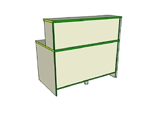 Кафедра выдачи прямая, размер 1200×700×1160