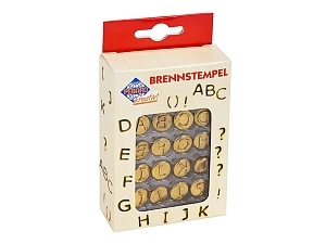 Штампы для выжигания букв A–L — 16 элементов