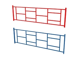 Металлическое ограждение МФ7.081 — угловая версия