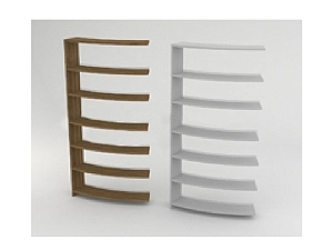 Стеллаж Волна пристраиваемый 1000×292×2090