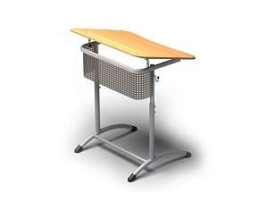 Одноместная парта СЛМ-ЛТ-74 с регулировкой высоты и наклона