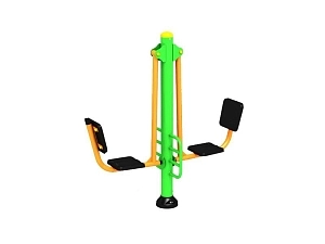 Двухпозиционный тренажер «Жим ногами» для улицы