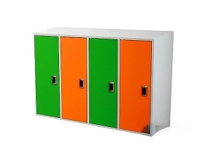 Металлический шкаф-локер на 4 ячейки
