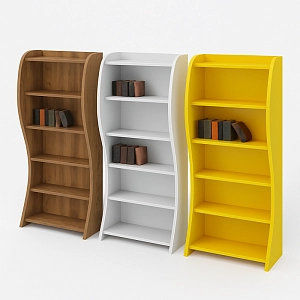 Арт-стеллаж с фигурными боковинами 900×220(390)×2100 мм