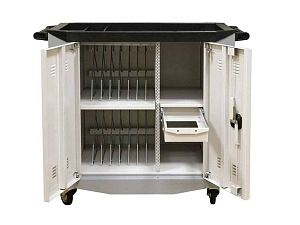 Металлическая тележка на 16 ноутбуков