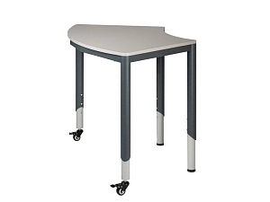 Дугообразный стол «Кинетика» на роликах