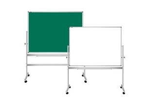 Двухсторонняя поворотная доска на стойке, алюмин. профиль