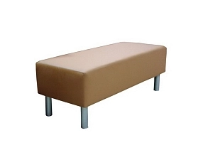 Банкетка без ниши №3 с хромированными опорами