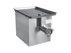 Промышленная электромясорубка из нерж. стали 69×42×45 см