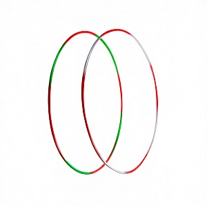 Обруч для гимнастики алюминиевый Ø900 мм, 360 г