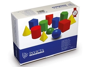 Комплект объёмных геометрических фигур — ребро 8 см