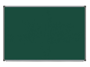 Одноэлементная магнитно-меловая доска 100х150 - алюминиевый профиль