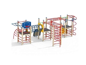 Уличный спортивный комплекс "Кураж" модульный