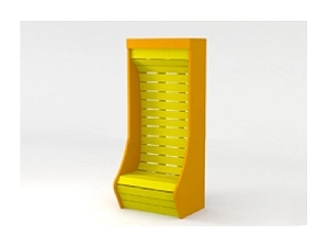 Эргономичный стеллажный модуль 800х650х2090 мм