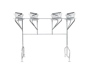 Гардеробная вешалка В04, напольная модель ЖЗМ-57203