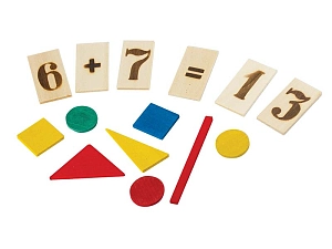 Касса цифр «Учись считать» настольный набор