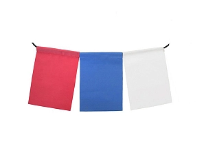 Флаговая гирлянда «Триколор» 2,5 м (12 флажков)