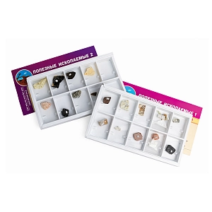 Набор образцов минералов "Полезные ископаемые" — ЭДГ-3978