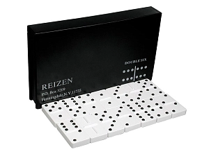 Классическое домино для слабовидящих, фишка 4.9×2.6 см