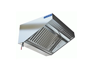 Пристенный приточно-вытяжной зонт 2500/1100/400 мм