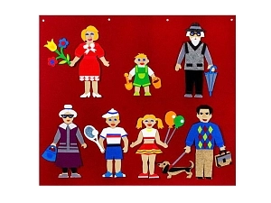 Набор-пособие «Семья» КНТ-100 для развития речи