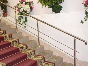 Лестничные перила для входа, диаметр поручня 51 мм