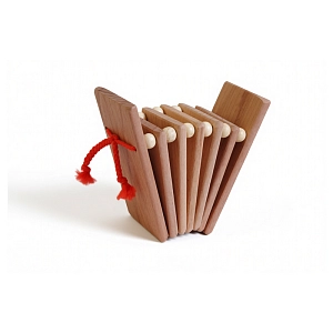 Пластинчатая трещотка — сувенир, 7 пластин