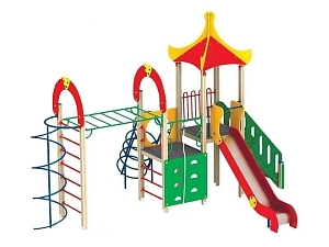 Рукоход "Пагода" — детская площадка h1500