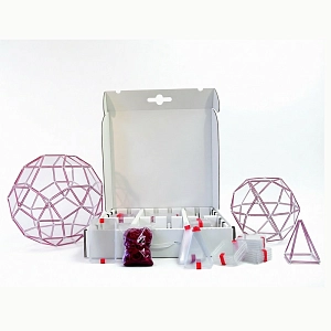 Геометрический конструктор из плексигласа — 286 шт.