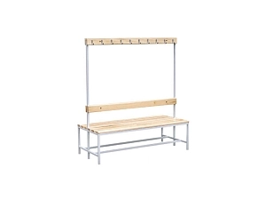 Раздевальная скамья с 20 крючками