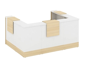 Кафедра для выдачи книг Style, вариант 2 — Акация/Белый