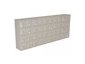 Металлический шкаф МБФ-ЯТ-3 — 40 отдельных ячеек