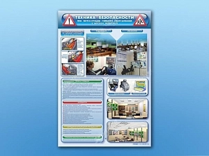 Информационный стенд по технике безопасности в автоклассе 69×100
