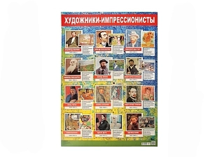 Плакат «Импрессионисты» A2