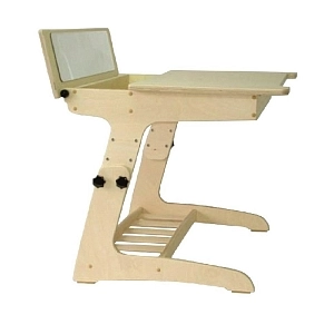 Парта логопедическая «Фонетика» с откидным зеркалом