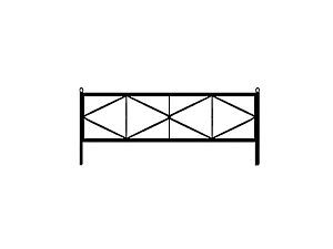 Ограждение 5 с полимерным покрытием