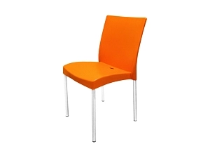 Пластиковый стул с алюминиевым каркасом — выдерживает 300 кг