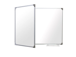 Двухэлементная маркерная доска 100 х 225 см — алюминиевый профиль