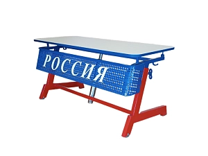 Двухместный школьный стол «Патриот-2 п» 1200×500 мм