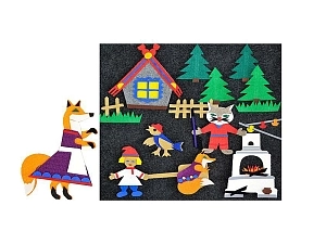 Тактильный игровой театр «Жихарка», 50×50 см