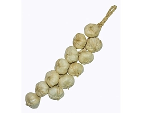 Связка чеснока — муляж с восковым покрытием