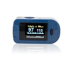 Пульсоксиметр на палец МЕК-6038 — цветной экран