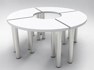Модульный круглый стол — 16 опор