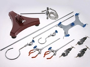 Химический демонстрационный штатив на треугольном основании