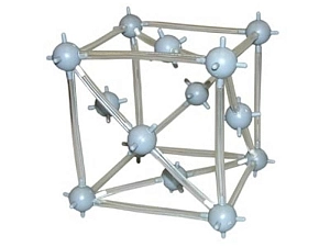 Учебная модель кристаллической решётки меди для класса