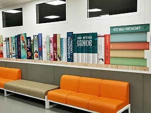 Настенная книжная композиция для начальной школы 0.94 х 7.97 м